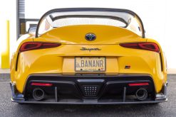 Alternative view of Dinan 20-26 Toyota GR Supra (A90/A91) 3.0T Valved Catback Exhaust System - Black Tips