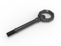 Alternative view of aFe CONTROL Front Tow Hook Chevrolet Corvette (C8) 20-25 V8-6.2L- Gray