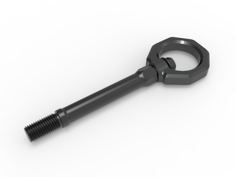 aFe CONTROL Front Tow Hook Chevrolet Corvette (C8) 20-25 V8-6.2L- Gray - Image 2