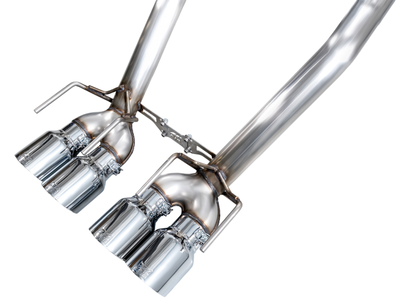 AWE Tuning C6 Chevrolet Corvette Z06/ZR1 Track Edition Axle-Back Exhaust w/ Chrome Silver Tips - Image 5