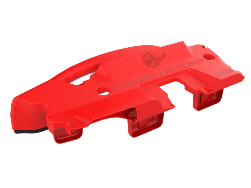 aFe POWER Red Edition Dynamic Air Scoop XL for Intake Kits 50-70119D and 50-70119R - Image 3