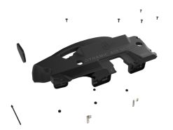 Alternative view of aFe Momentum Dynamic Air Scoop For Intake kits 50-70119D and 50-70119R