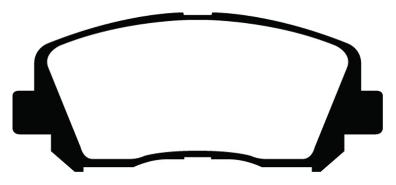 EBC 15+ Chrysler 200 2.4 Yellowstuff Front Brake Pads - Image 2