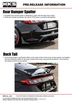 HKS BODY KIT TYPE-S FL5 R-Spoiler - Image 4