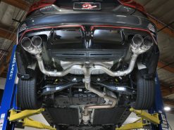 aFe 22-24 Kia Forte GT 1.6L 3in-2.5in 304 Stainless Steel Axle-Back Exhaust w/ Polished Tips - Image 5