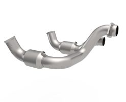 Kooks 20-22 Ford F250 7.3L V8 / Ford F350 7.3L V8 2in x 3in SS Headers w/ Green Catted Conn - Image 9