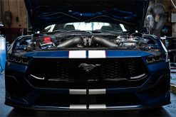 Corsa 2024+ Ford Mustang GT 5.0L Carbon Fiber Cold Air Intake w/ MaxFlow Oiled Air Filters - Matte - Image 6