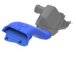 aFe Rapid Induction Dynamic Air Scoop 2021+ Ford F-150V6/V8 - Blue - Image 3