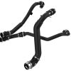 aFe BladeRunner Aluminum Hot and Cold Charge Pipe Kit Black Ford F-150 24-26 V6-2.7L (tt)
