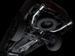 Alternative view of AWE Tuning 25+ RAM 1500 3.0TT 0FG Cat-Back Touring Exhaust - Chrome Silver Tips