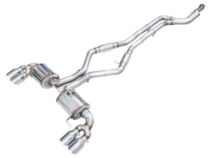 AWE Tuning 22-26 BMW M240i (G42) Touring Edition Exhaust - Chrome Silver Tips