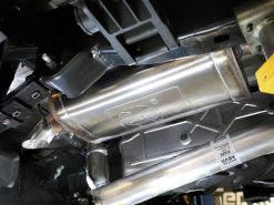 aFe 23-25 GM Colorado/Canyon L4-2.7L (t) ROCK BASHER 3 IN 409 Stainless Steel Cat-Back Exhaust - Image 4