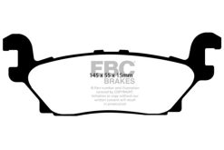 Alternative view of EBC 05-07 Hummer H3 3.5 Yellowstuff Rear Brake Pads