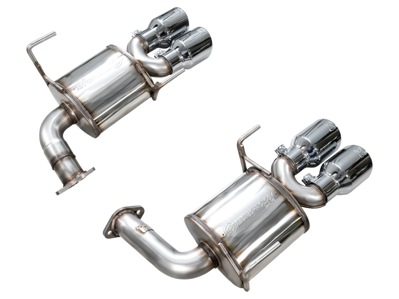 AWE Tuning 22-25 Subaru VB WRX Touring Edition Axle-Back Exhaust - Chrome Silver Tips - Image 5