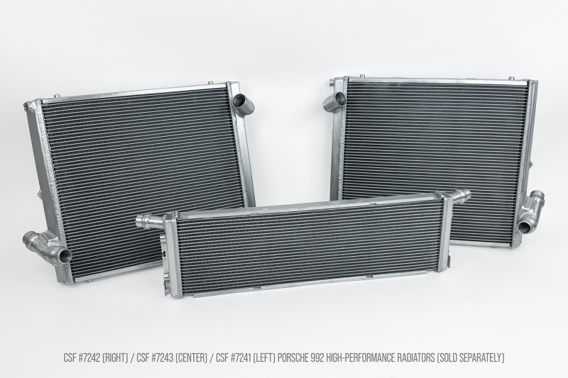 CSF 2019+ 992.1/992.2 Porsche 911(3.0LT Base/T/S/4/4S/GTS/4 GTS) High Perf Right Aluminum Radiator - Image 6