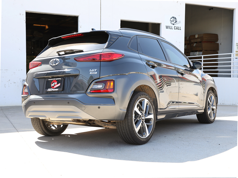aFe Takeda 2-1/2in 304 SS Axle-Back Exhaust 18-21 Hyundai Kona L4 1.6L (t) - Image 3