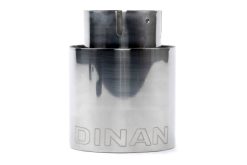 Dinan Double-Walled 4in Clamp-On Exhaust Tip - Polished - 4in Outlet / 2.75in Inlet - Image 3