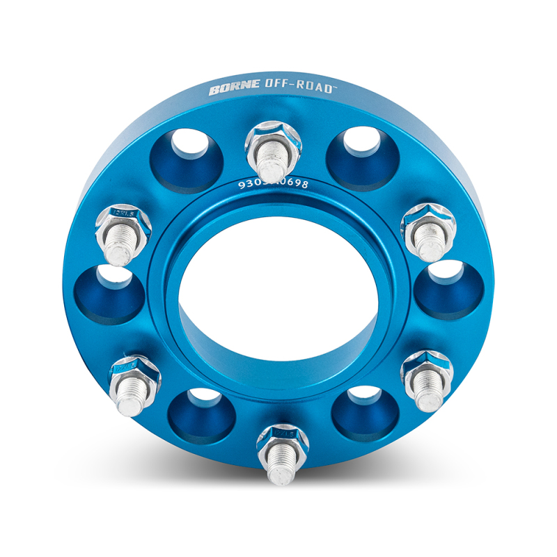 Mishimoto Wheel Spacers 5x150 110.1 25 M14 Blue - Image 4