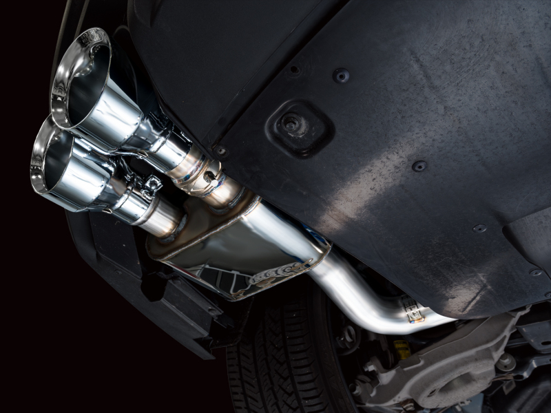AWE Tuning 21-23 Ford Mustang Mach 1 SwitchPath Cat-Back Exhaust w/ Quad Chrome Silver Tips - Image 3