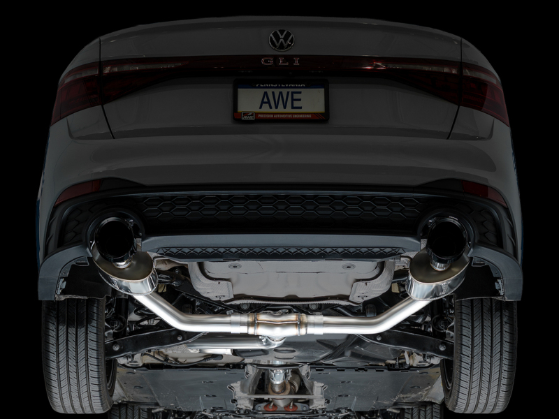 AWE Tuning 22-25 Volkswagen Jetta GLI Touring Edition Exhaust - Diamond Black Tips - Image 19