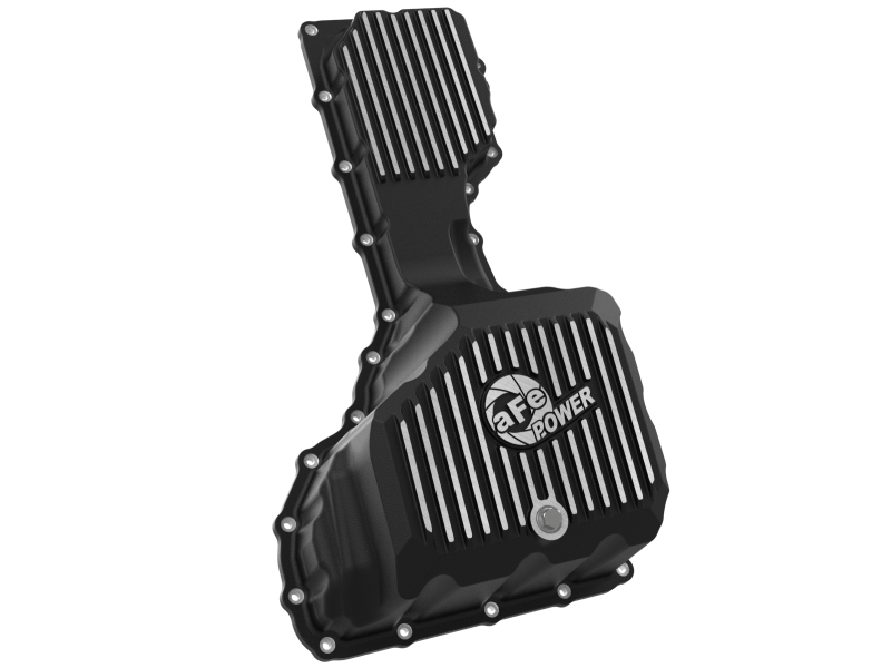 aFe 20-25 GM Diesel V8-6.6L L5P Engine Oil Pan w/ Machined Fins - Image 3