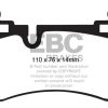 EBC 08-13 Mercedes-Benz C63 AMG (W204) 6.2 Bluestuff Rear Brake Pads