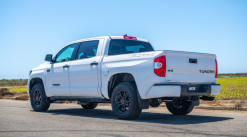 Alternative view of Borla 07-21 Toyota Tundra w/ Long Bed Cat-Back Touring SS Catback Exhaust w/ Black Chrome Tips