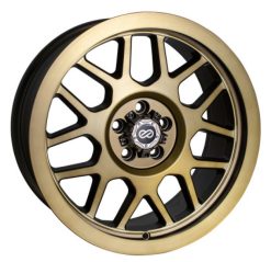 Enkei Matrix 17x8 5x100 30mm Offset 71.6mm Bore Brushed Gold Wheel