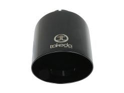 aFe Takeda Universal Exhaust Tip 2-1/2 IN Inlet x 4-1/2 IN Outlet x 7 IN L- Black - Image 4