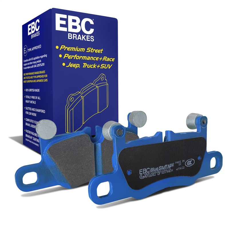 EBC 2016+ Porsche 911 (991/2 w/Cast Iron Rotors) 3.0TT Carrera Bluestuff Rear Brake Pads - Image 3