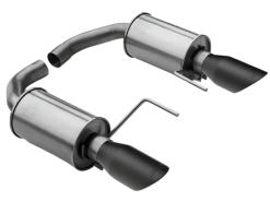Roush 15-26 Mustang V6 / EcoBoost Black Tip Axle Back Exhaust - Image 3
