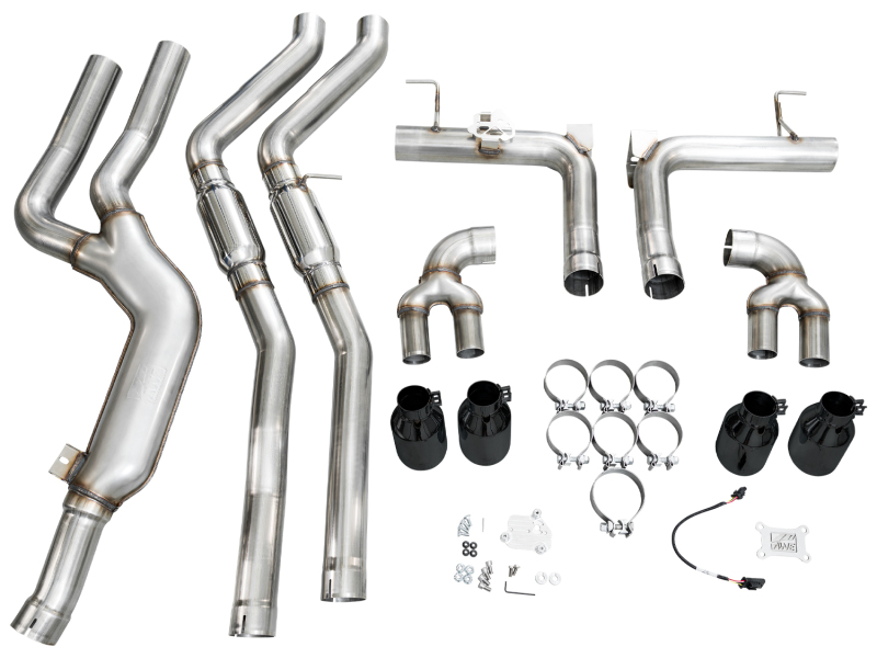 AWE Tuning 22-26 BMW M240i (G42) Track Edition Exhaust - Diamond Black Tips - Image 17
