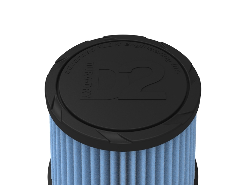 aFe POWER Universal Clamp-On Air Filter w/ D2 Dura-Dry Media - 3-3/4in F x 6in B x 4-3/4in T x 5in H - Image 4