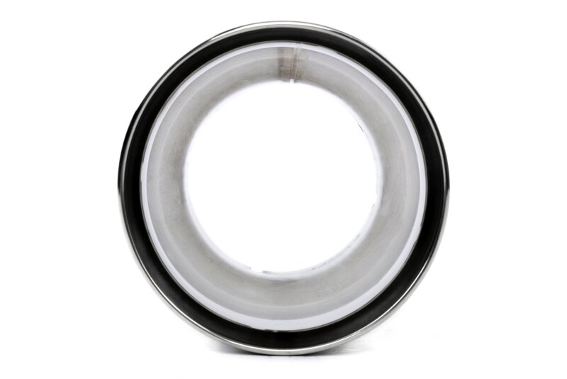 Dinan Double-Walled 4in Clamp-On Exhaust Tip - Polished - 4in Outlet / 2.75in Inlet - Image 4