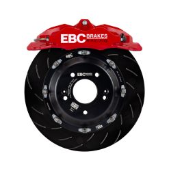 EBC Racing 11-18 Ford Focus ST (Mk3) Red Apollo-4 Calipers 355mm Rotors Front Big Brake Kit - Image 3
