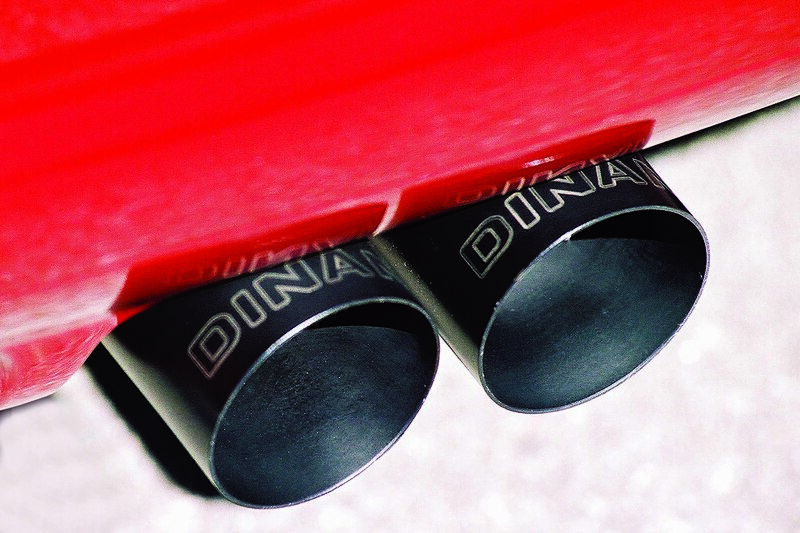Dinan 01-06 BMW M3 (E46) Free Flow Axleback Exhaust - Black Tips - Image 3