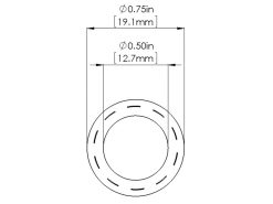 aFe Magnum FORCE Replacement Fuel Hose 1/2 IN ID x 36 IN L - Image 4