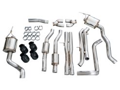 AWE Tuning 2021+ Cadillac Escalade 6.2L ESV 0FG Dual Exit Exhaust System w/ 5in Diamond Blk Tips - Image 18