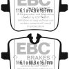 EBC 2018 BMW M5 (F90) RP-X Race Rear Brake Pads