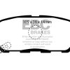 EBC 08-13 Infiniti EX35 3.5 Greenstuff Rear Brake Pads