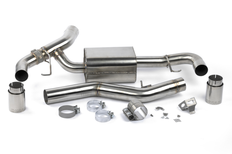 Dinan 19-26 BMW 330i (G20)/21-26 BMW 430i (G22) Valved Axleback Exhaust System - Polished Tips - Image 5