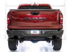 AWE Tuning 2025+ RAM 1500 3.0TT Rebel 0FG Cat-Back Exhaust w/ Diamond Black Tips - Image 4