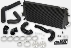 do88 10-11 SAAB NG 9-5 2.8T/Turbo6 BigPack Intercooler Kit w/Black Hoses