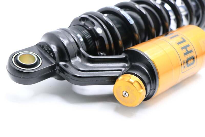 Ohlins 91-17 Harley-Davidson Dyna FXD STX 36 Blackline Shock Absorber w/ Gold Accents - Image 5
