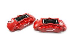 Alcon 2019+ Ford Ranger/2020+ Bronco 2.3L 350x34mm Rotors 6-Piston Calipers Front Brake Kit - Red - Image 4