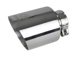 aFe Takeda Universal Exhaust Tip 2-1/2 IN Inlet x 4-1/2 IN Outlet x 7 IN L- Polished