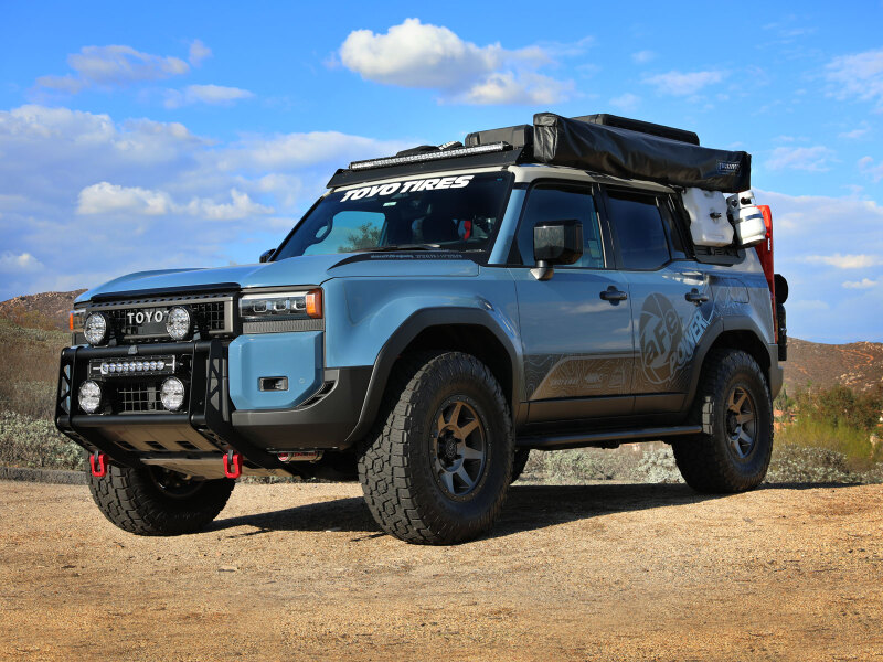 aFe 2024+ Toyota Land Cruiser (J250) L4 2.4L Terra Guard Bull Bar w/ RIGID Lights - Image 3