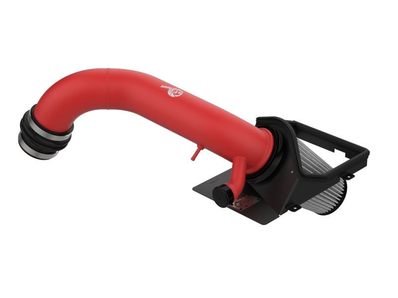 aFe Rapid 15-21 VW GTI L4 2.0L Induction Red Edition Cold Air Intake System w/ Pro DRY S Filter - Image 3
