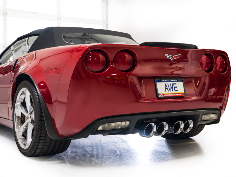 AWE Tuning 09-13 Chevrolet Corvette 6.2L Touring Edition Axle-Back Exhaust w/ Chrome Silver Tips - Image 7