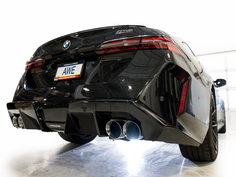 AWE Tuning BMW G90/G99 M5 Touring Edition Cat-Back Exhaust - Chrome Silver Tips - Image 15